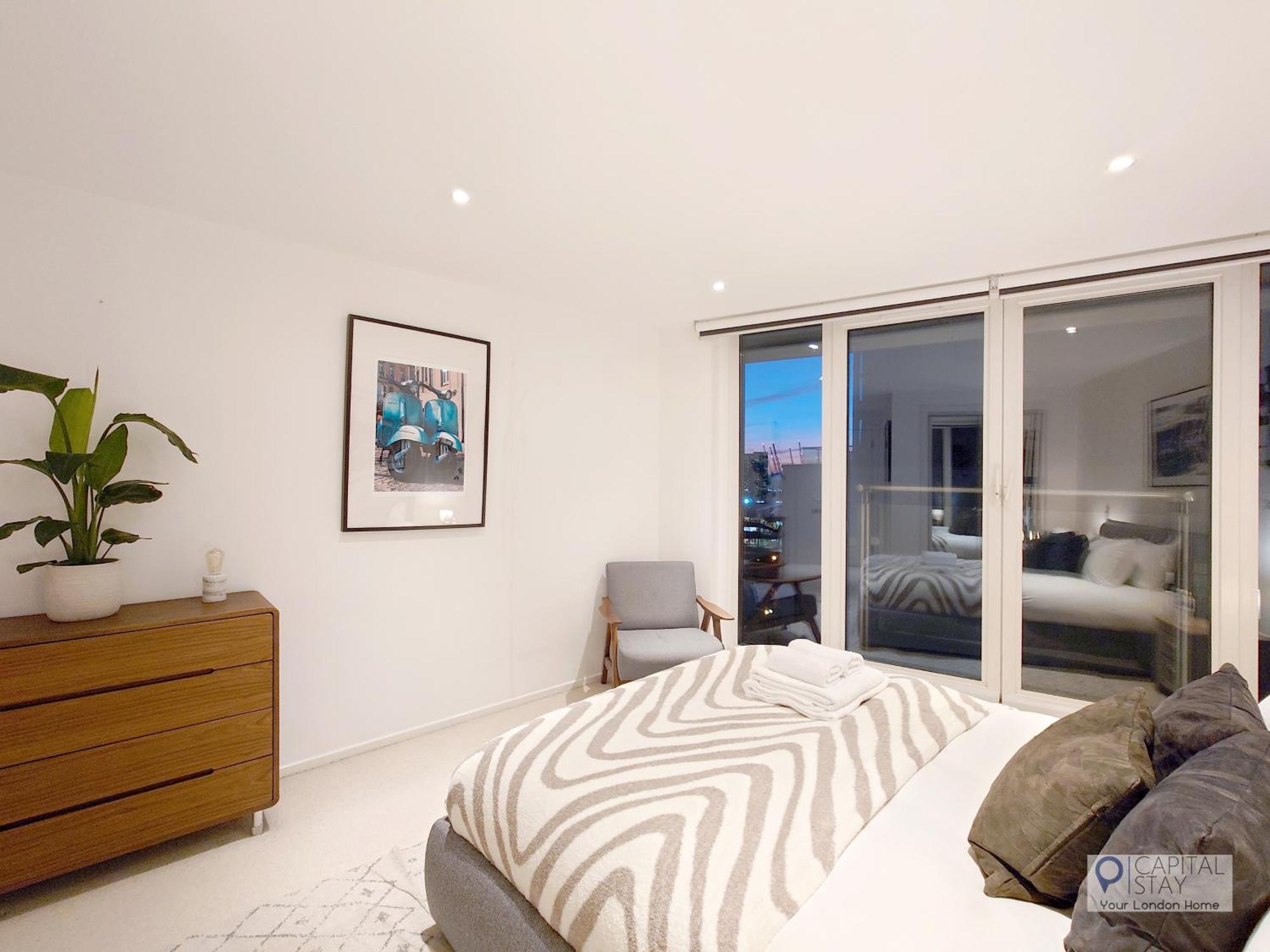 Appartement Deluxe Two Bed With River & View Londres
